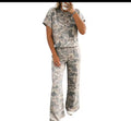 Camo Crush Wide-Leg Set